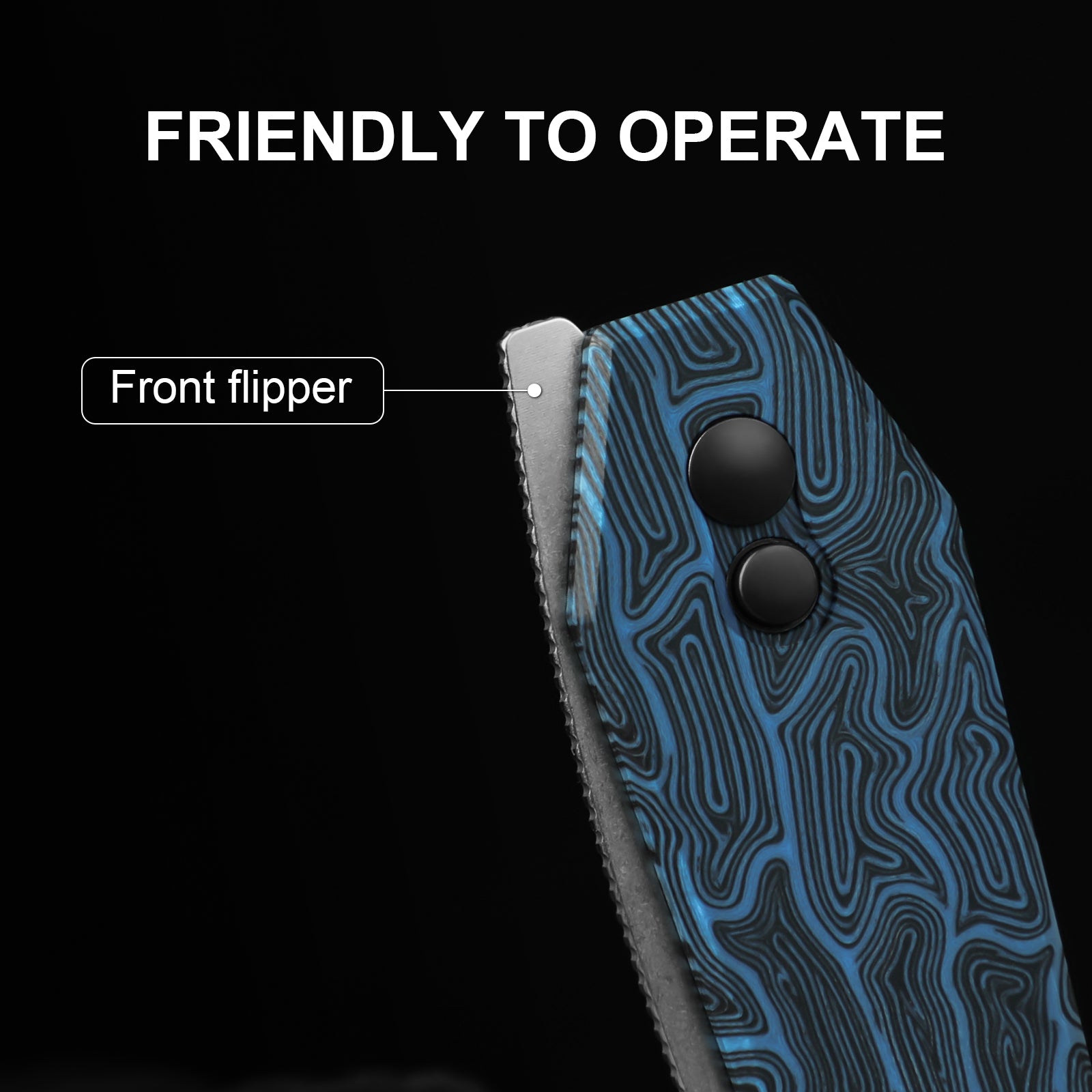 Tomb | Nitro-V | Damascus G10(BL & BK) | V3692A3