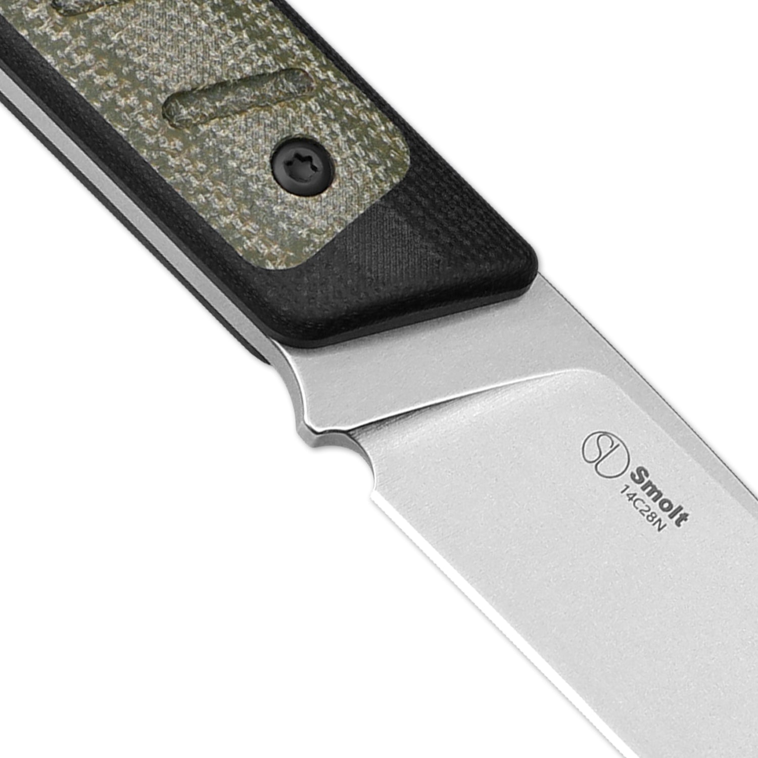 Smolt | 14C28N | Black G10 & Micarta | 1063A6