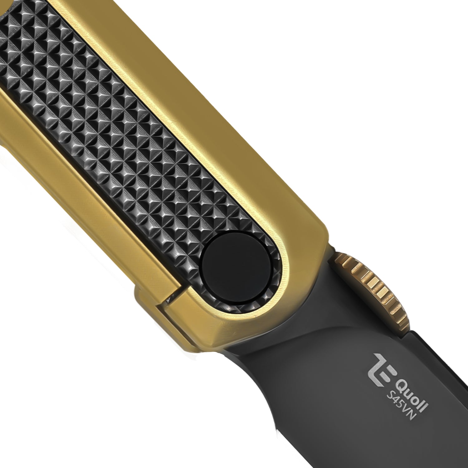 Quoll | S45VN | Titanium & Zirconium | Brushed | Matte DLC-Ultra | KizerB™ 3733A4