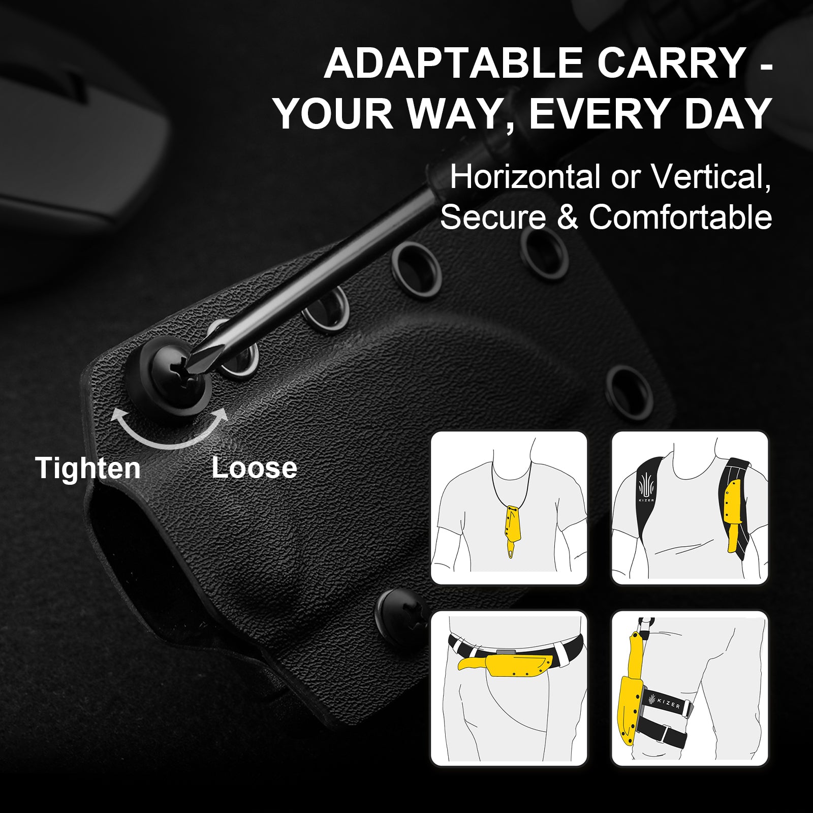 Drop Bear® Fix | AEB-L | Olive Green G10 | KizerV™ 1093A1