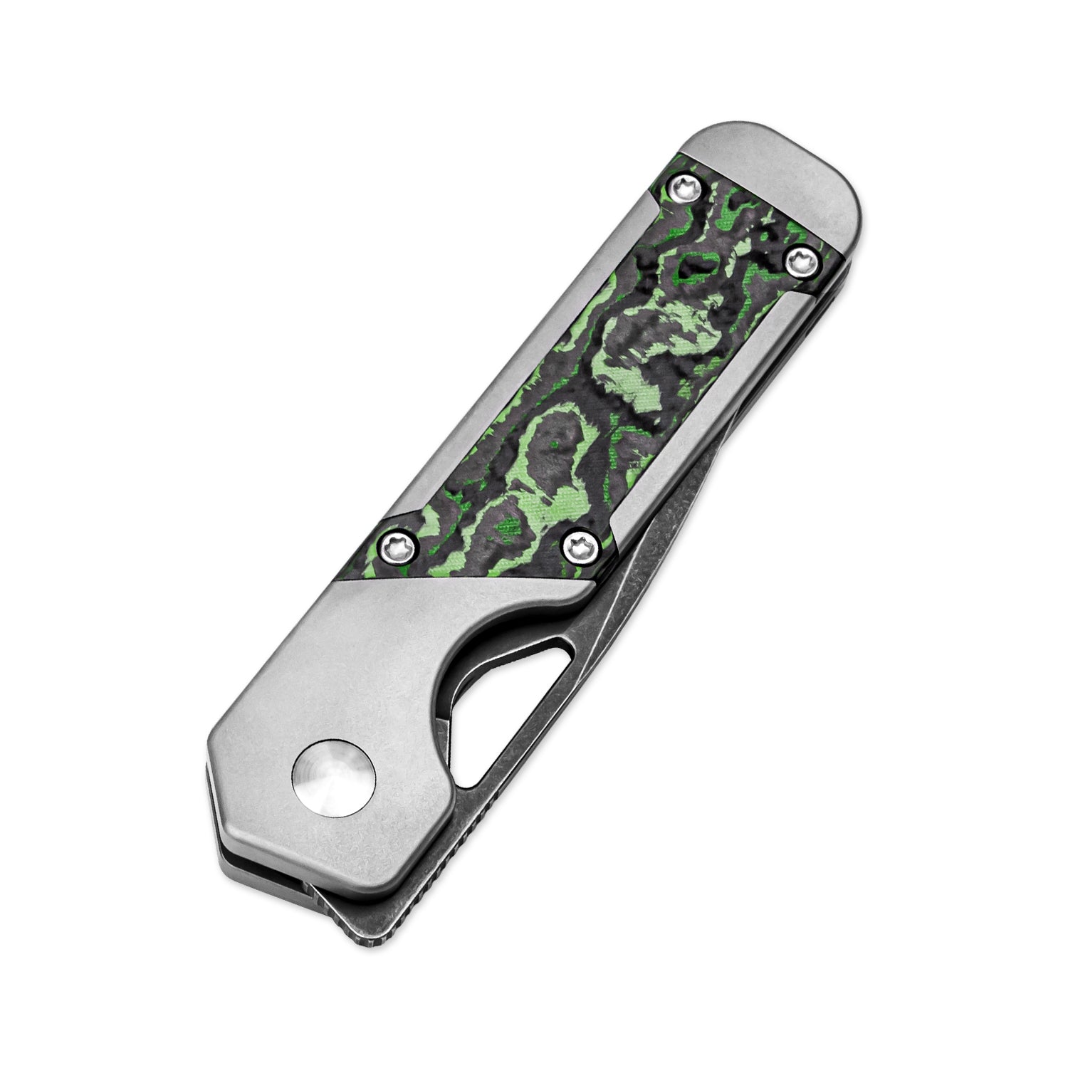 Mini Militaw® | S45VN | Titanium+Jungle Wear | KizerB™ 3634SA2