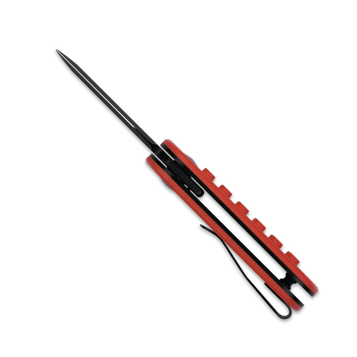 Mini Bay | 14C28N | Red Brick G10 Handle | KizerV™ 2583A4