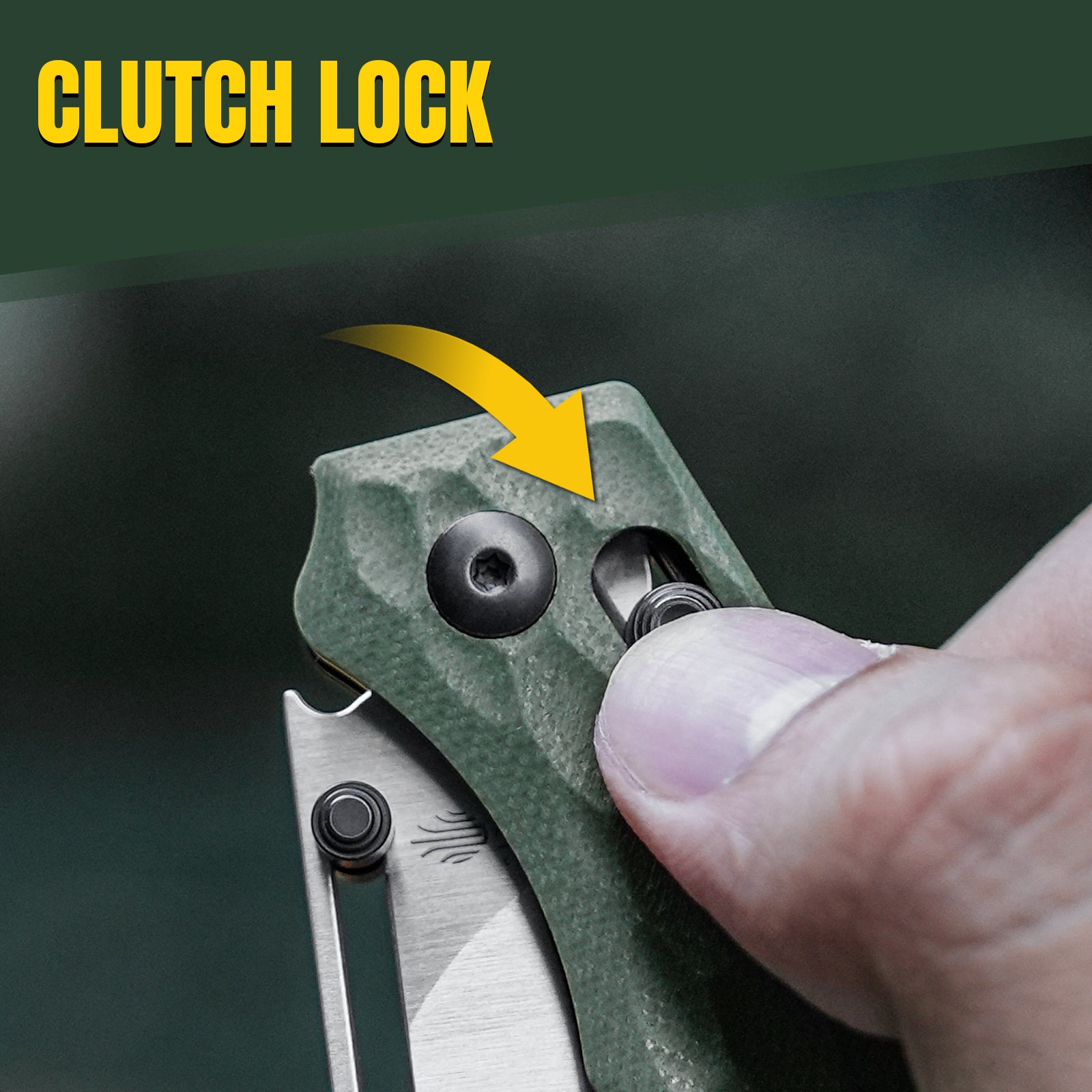 Task | 154CM | Green G10 - 3.04 " Satin | V3641C3