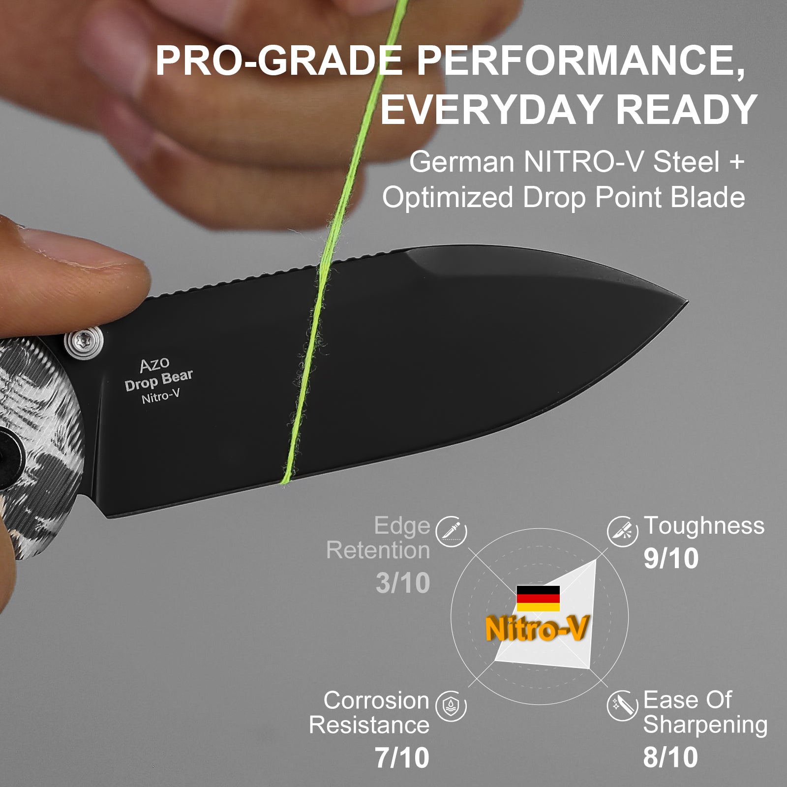 Drop Bear® | Kizer Clutch Lock™ | Nitro-V | Acrylic | KizerV™ 3619A12