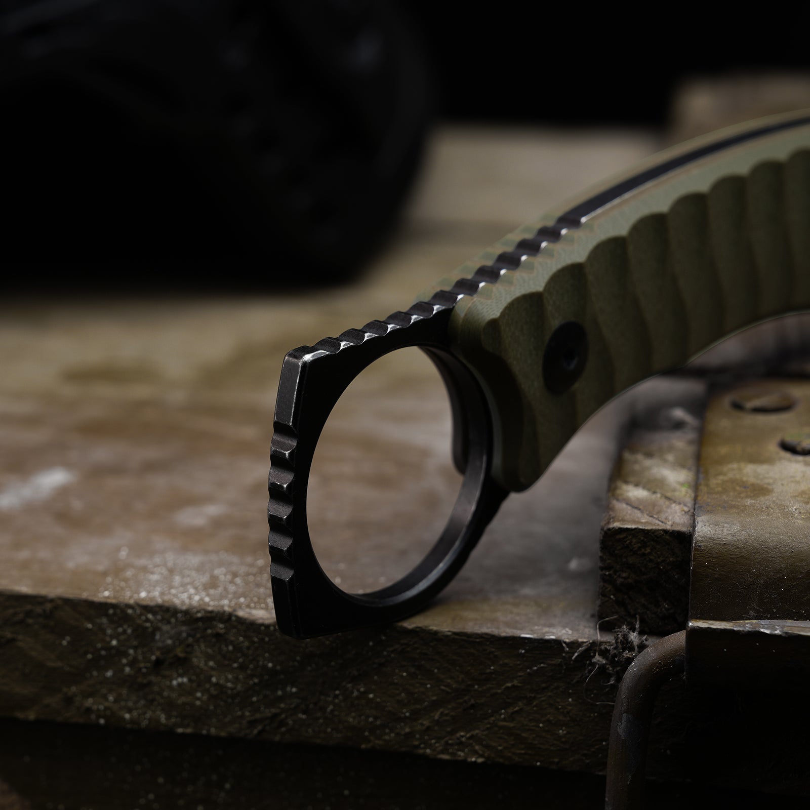 Billy Bones | Deep-Grooved G10 Handle|Lightweight Tactical | AEB-L | Fixed Blade | KizerV™ 1115A1