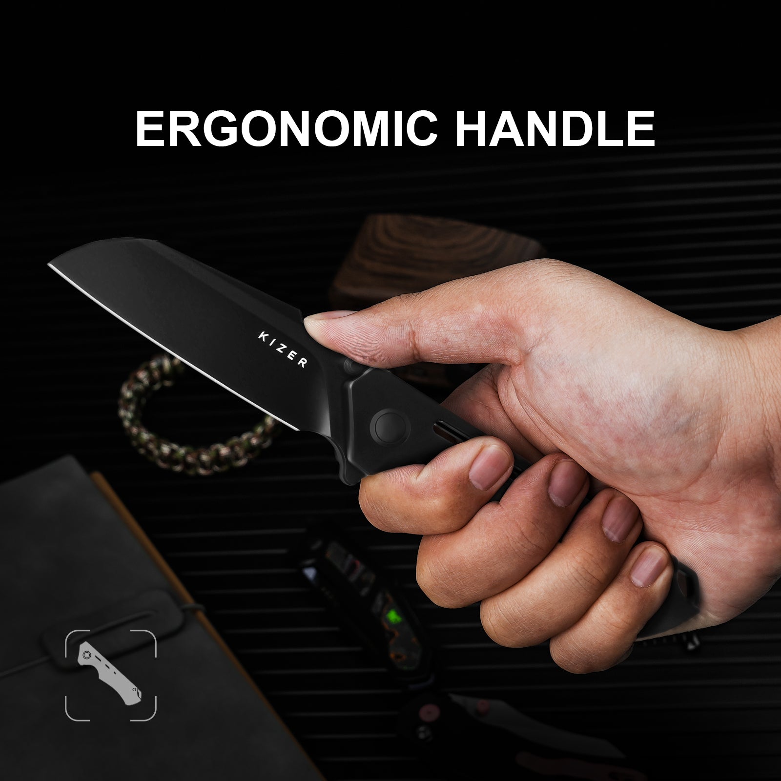 Crest | S35VN | Titanium | Ki3714A2