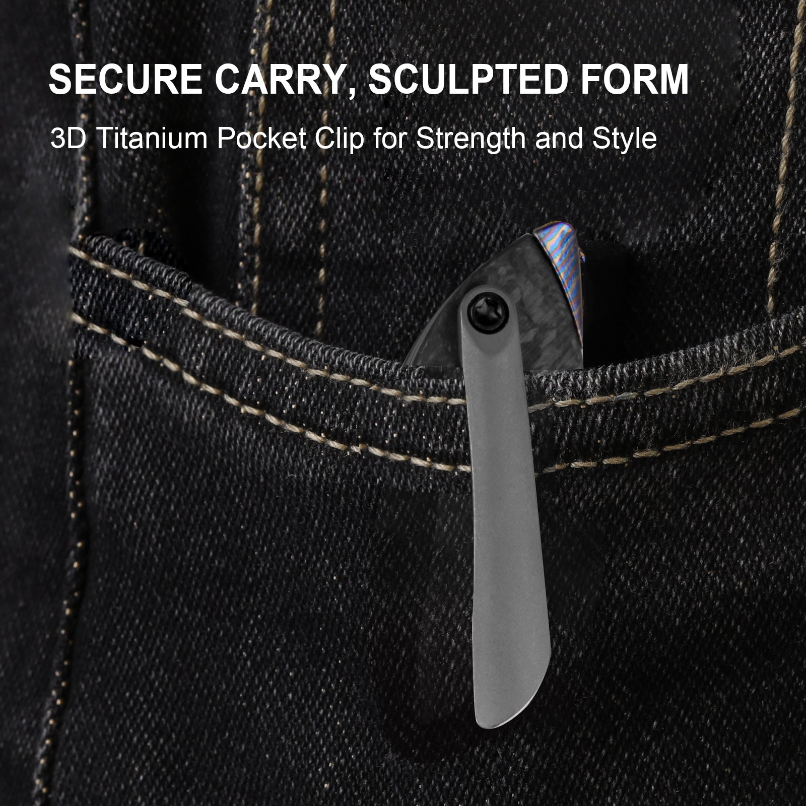 Spitfire | S35VN | Titanium & Carbon Fiber | Ki3690A1