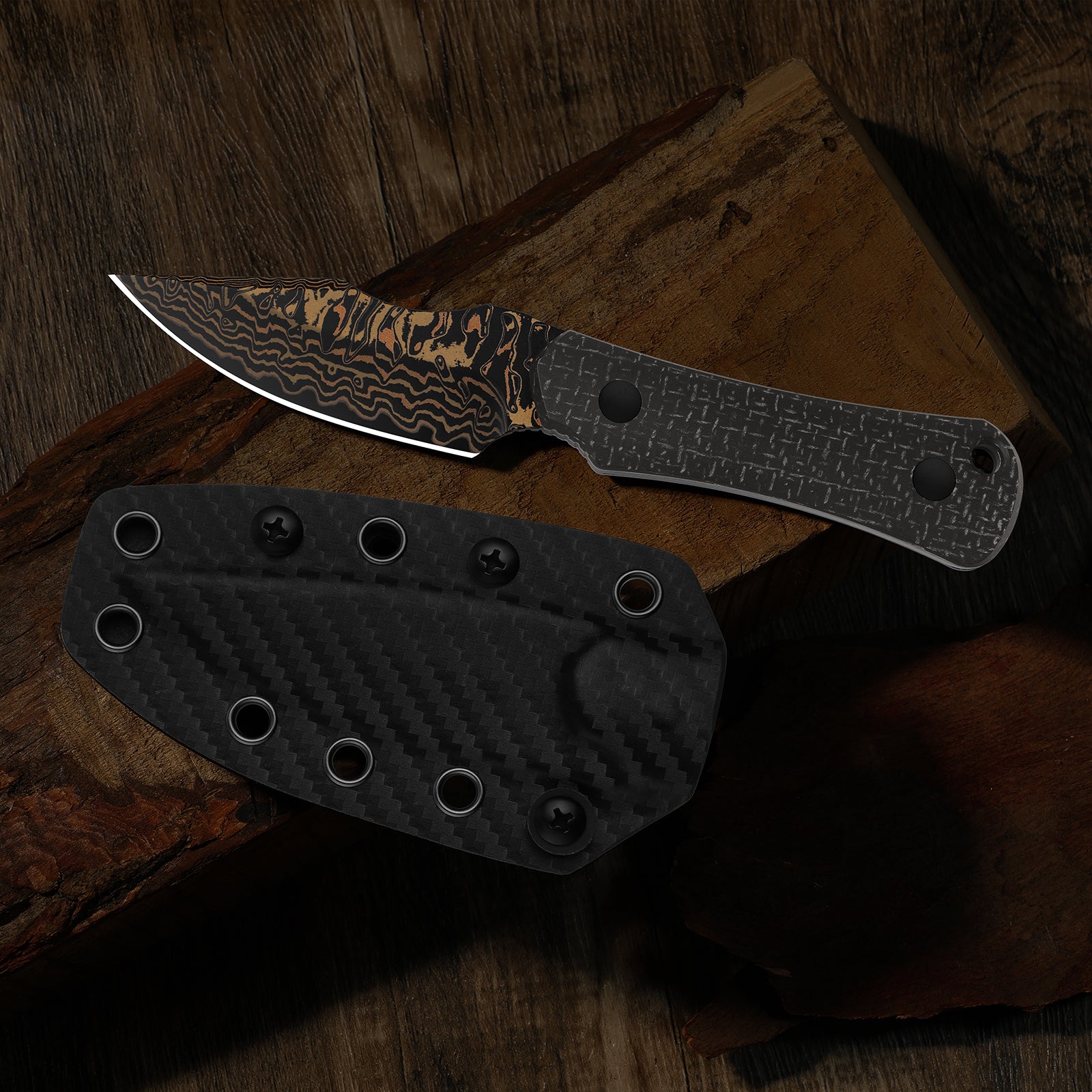 Bone | 3V + Matte DLC Ultra | Norplex UltreX™ Micarta | KizerB™ 1122A1
