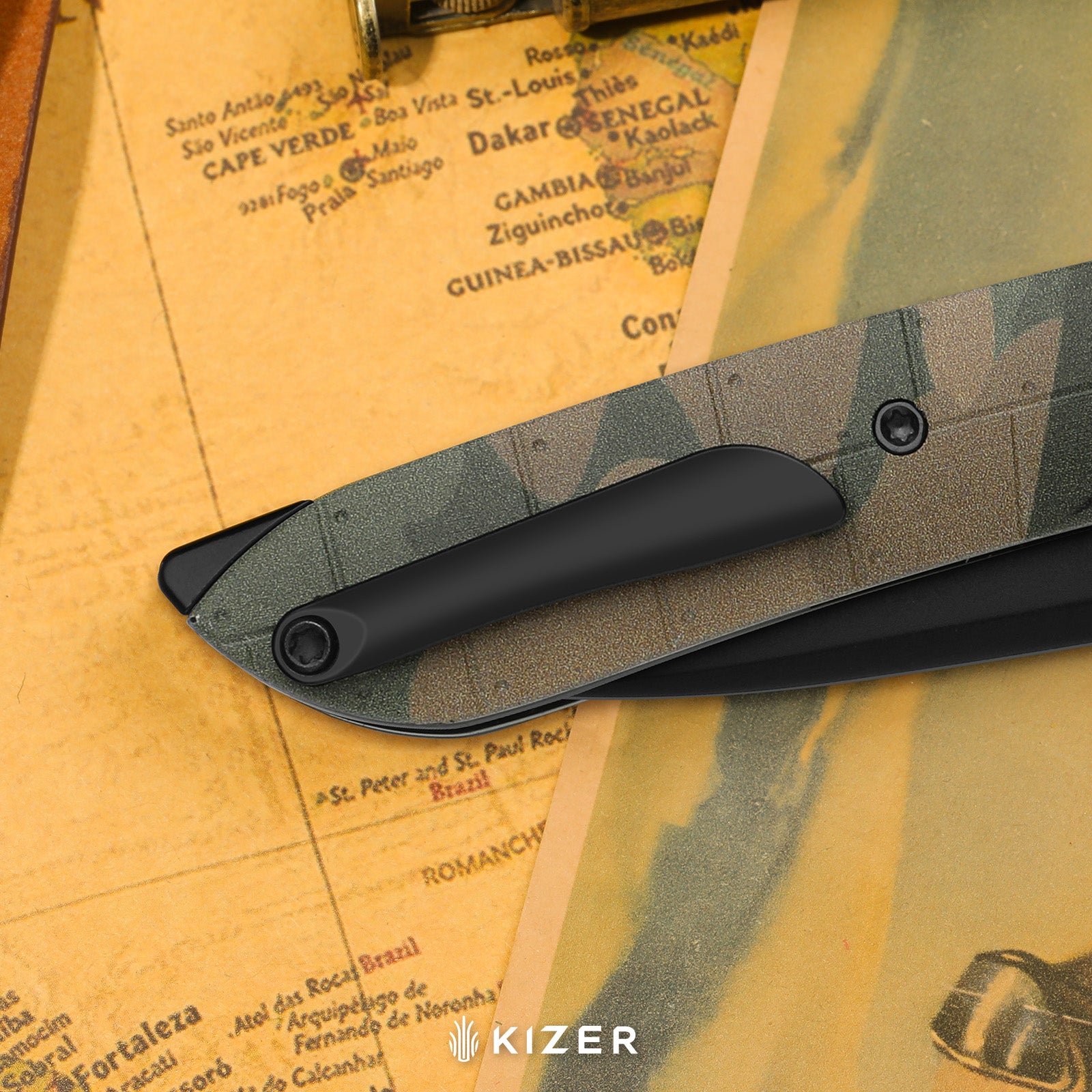 Spitfire | Kizer Liner Lock™ | S35VN | Drop Point Blade | G10 | KizerB™ 3690A3