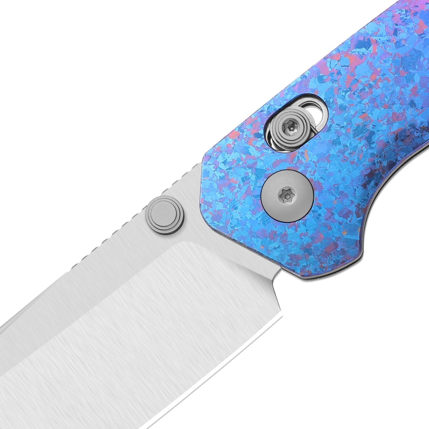 Madrac CL AirTi | Kizer Clutch Lock™ | M390 | Crystallized Titanium | Satin | KizerB™ 3693ACS2