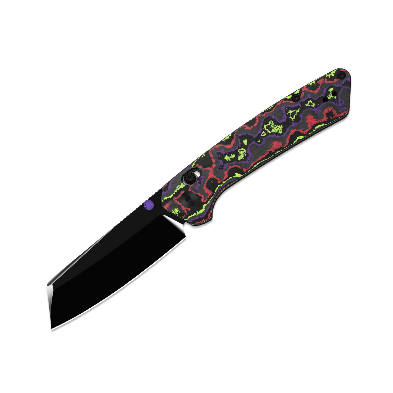 Madrac CL AirTi | Kizer Clutch Lock™ | M390 | KizerNova CF Joker | Polished DLC Ultra | KizerB™ 3693ACSK1