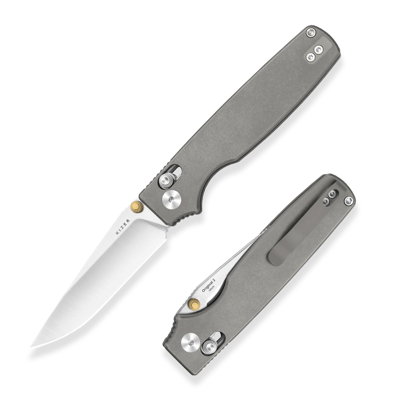 Original 2 - 3.17 inch S45VN Titanium Ki3605.2MA1-Kizer