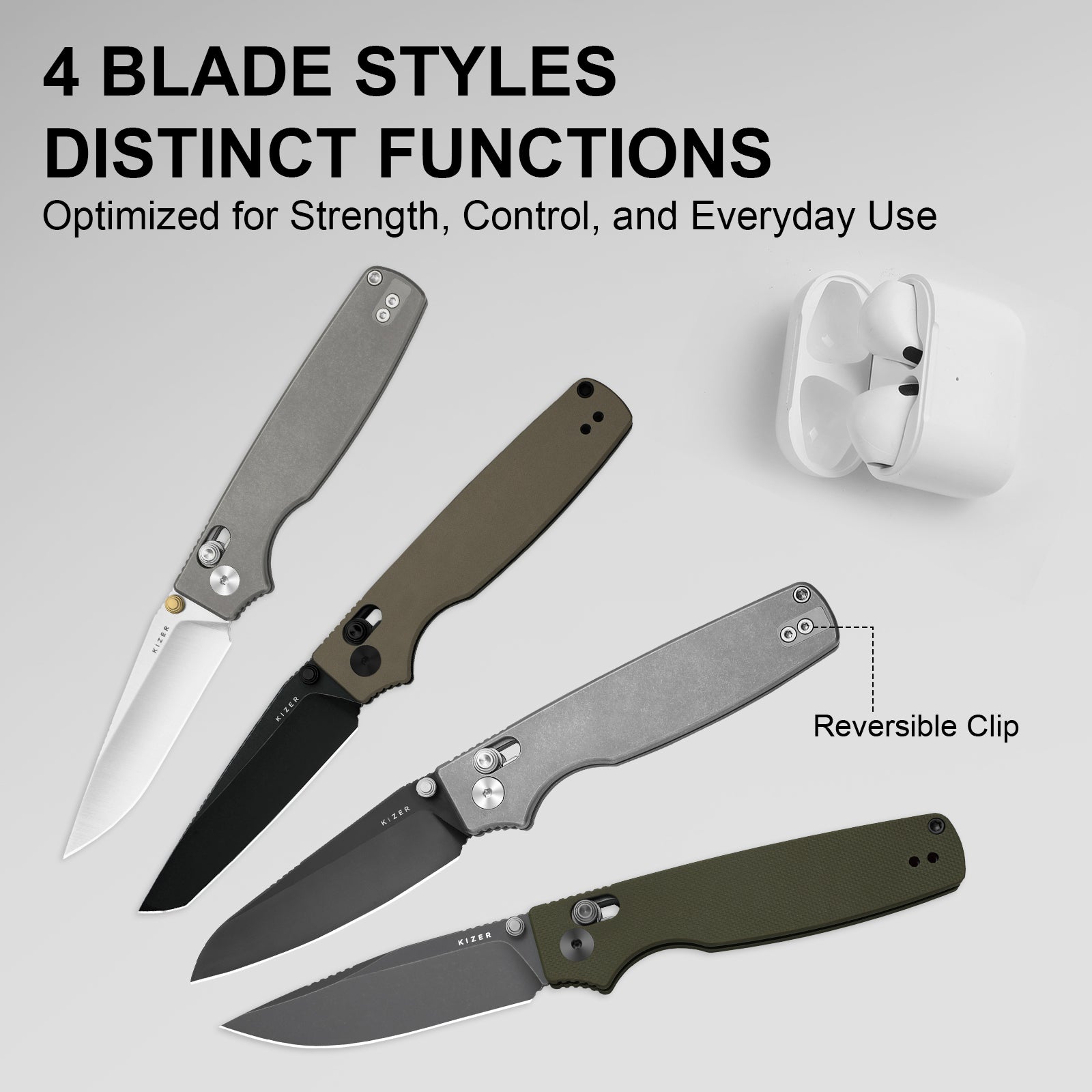 Original 2 | S45VN | Titanium | KizerB™ 3605.2SA1