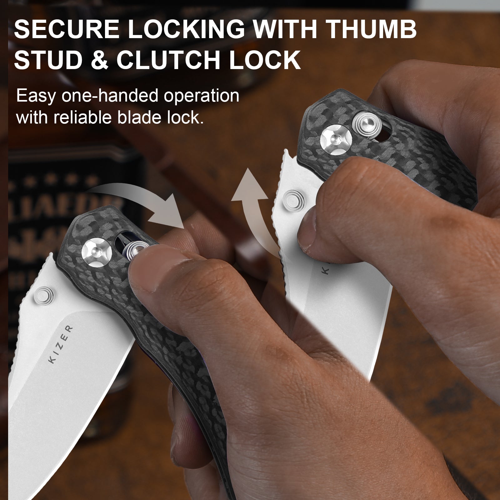 Mini Bulldog | S45VN | Carbon Fiber | Ki3672SA3