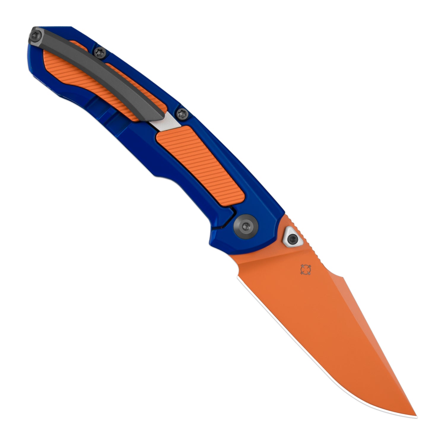 Feweed | S35VN | Blue & Orange Handle | Ki3694A8