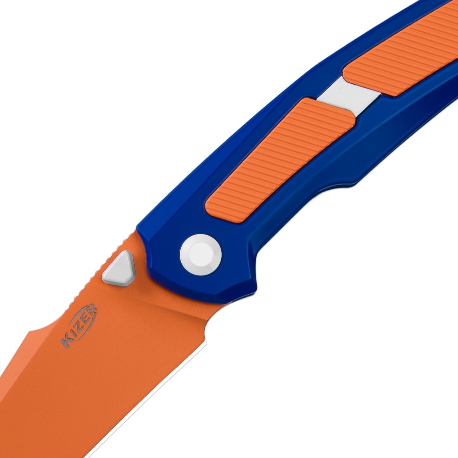 Feweed | S35VN | Blue & Orange Handle | Ki3694A8