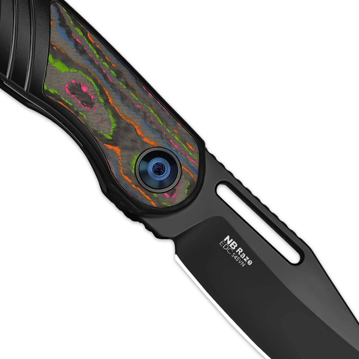 Raze | S45VN | Titanium & Camo Carbon | KizerB™ 3720A1