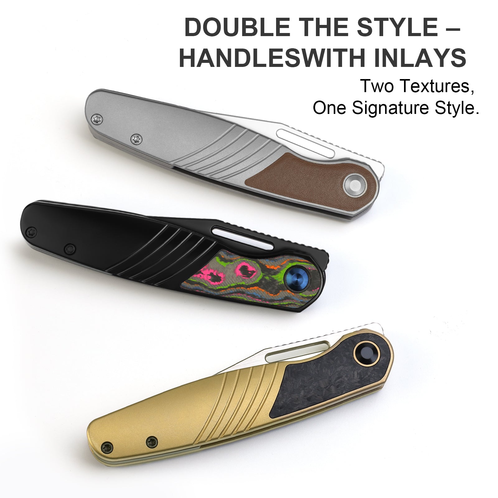 Raze | S45VN | Titanium & Carbon Fiber | KizerB™ 3720A3