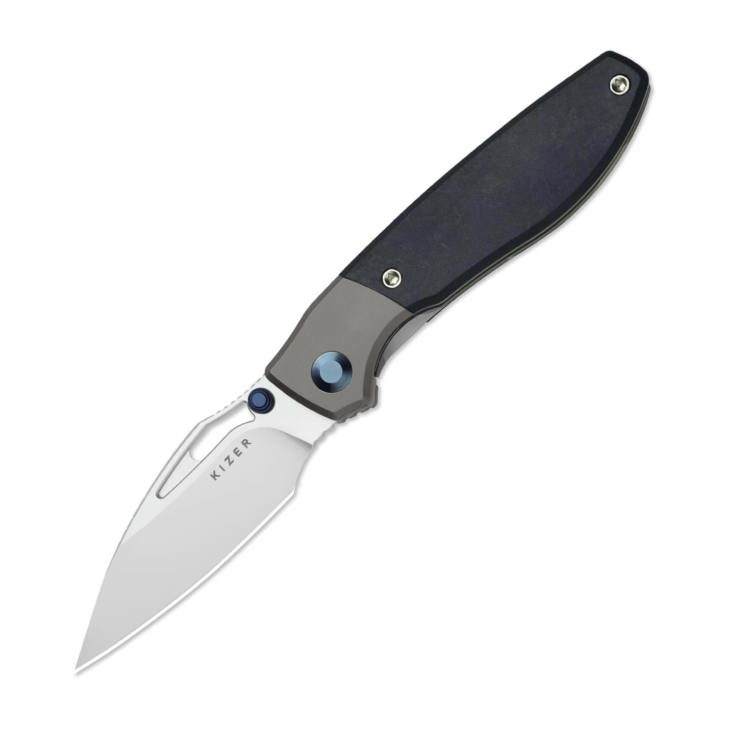 Shrike | S45VN | Titanium & Richlite | Front Flipper | Ki3746A3