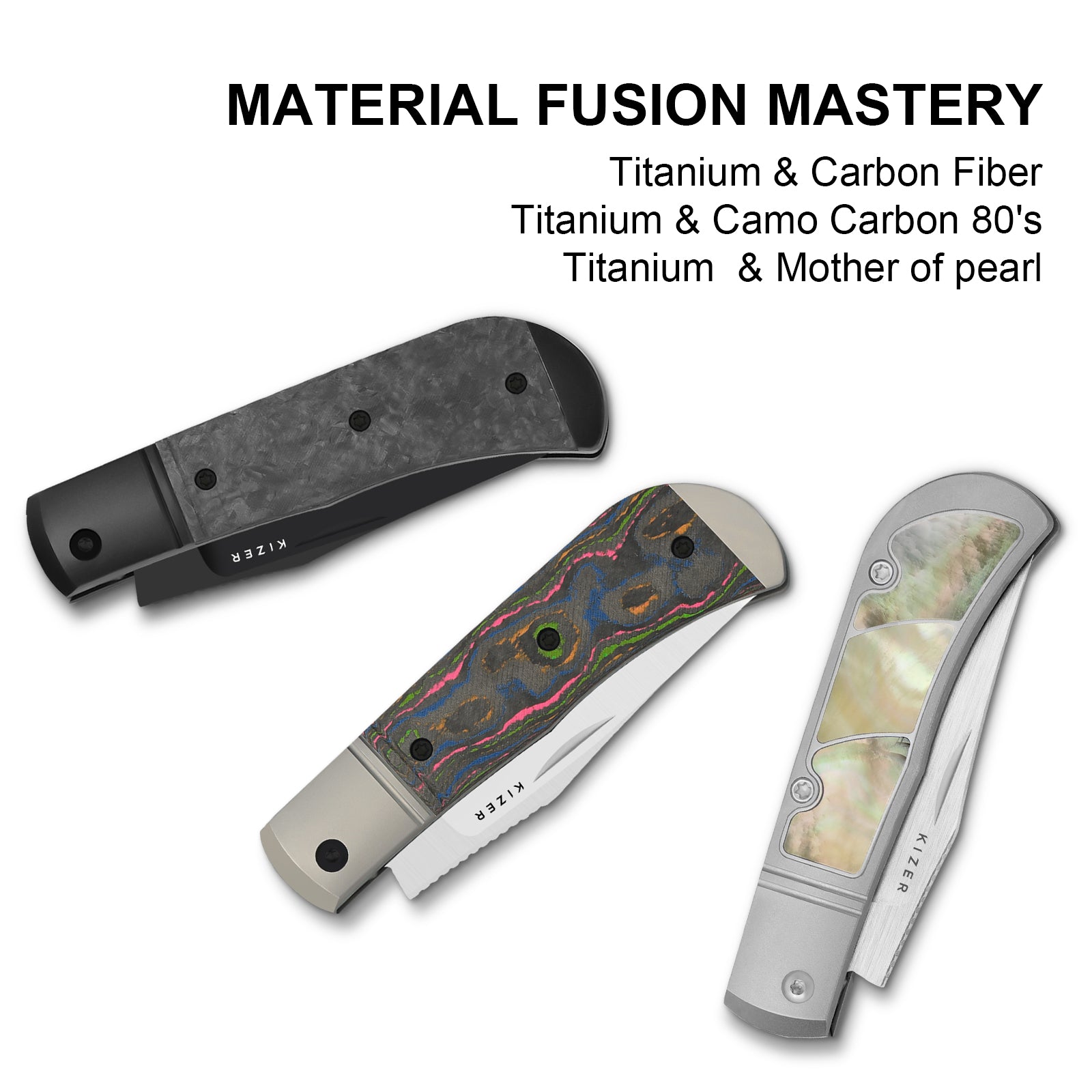 Trestle | M390 | Titanium & Camo 80s | Ki3761A2