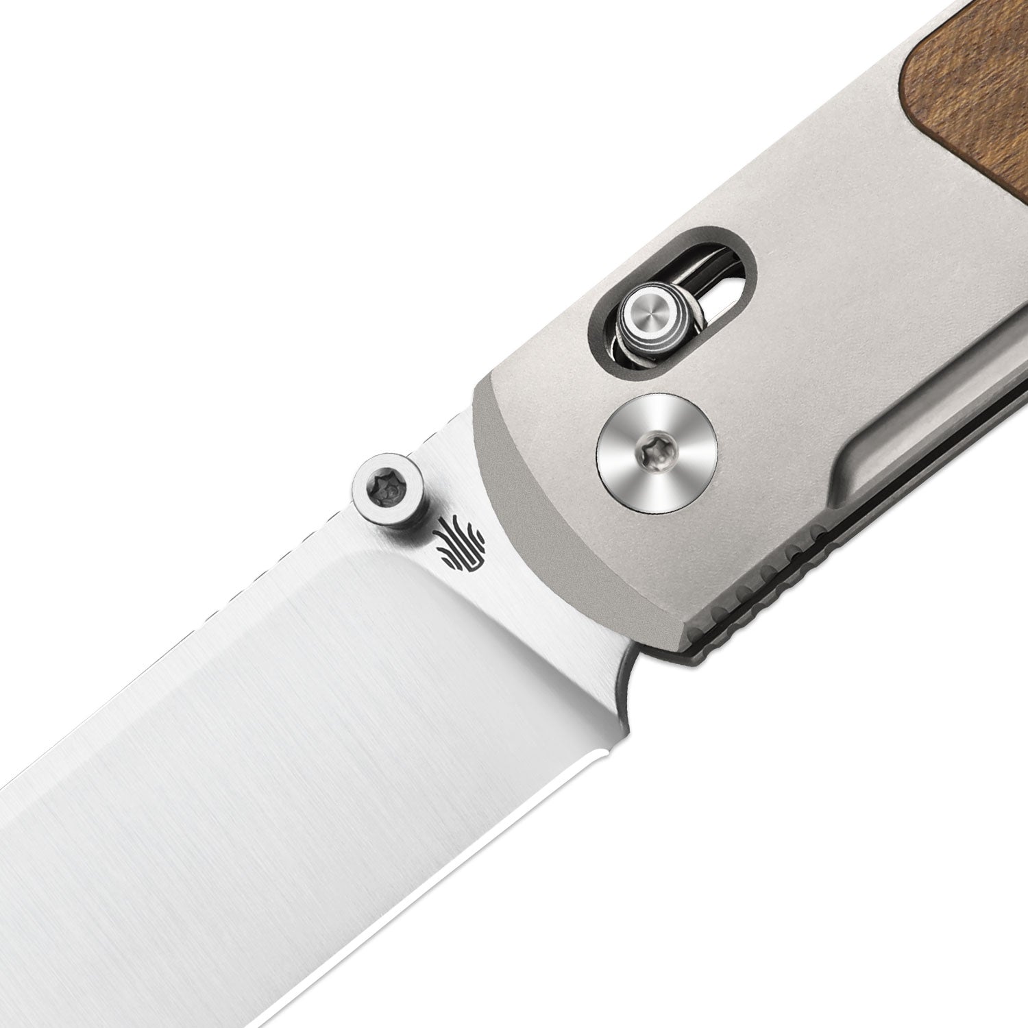 Tycho | S45VN | Titanium & Mkuruti Wood | Ki4761A1