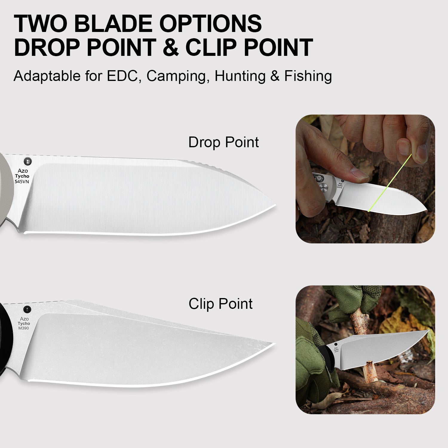 Tycho | M390 | Titanium & Carbon Fiber | Ki4761A4