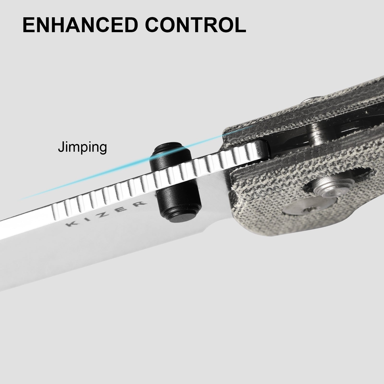 Sheepdog® Knives C01C | Kizer Clutch Lock™| ELMAX | Norplex UltreX™ Micarta | KizerB™ 3488.29CDA2