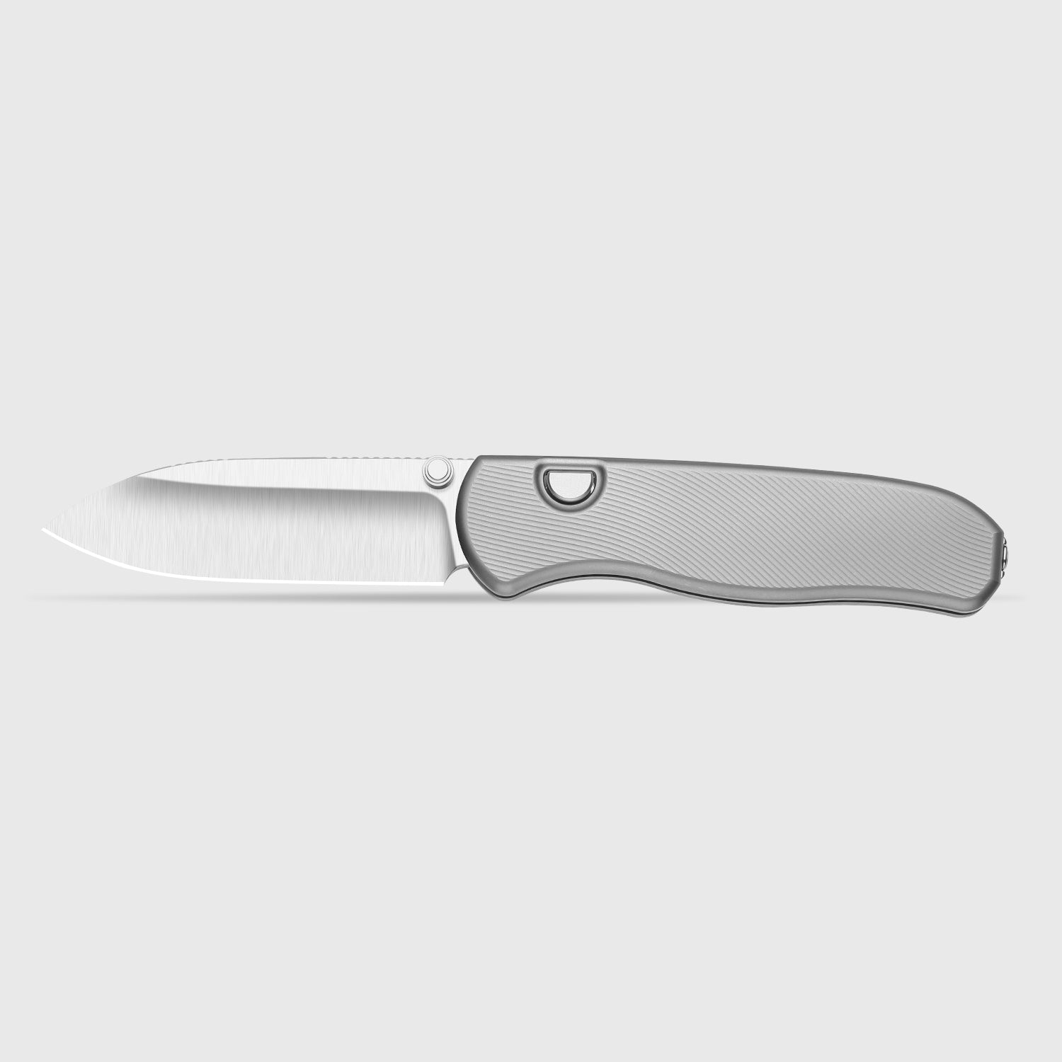 Kizer Drop Bear Zero Folding Knife Textured Titanium Handle Elmax Steel