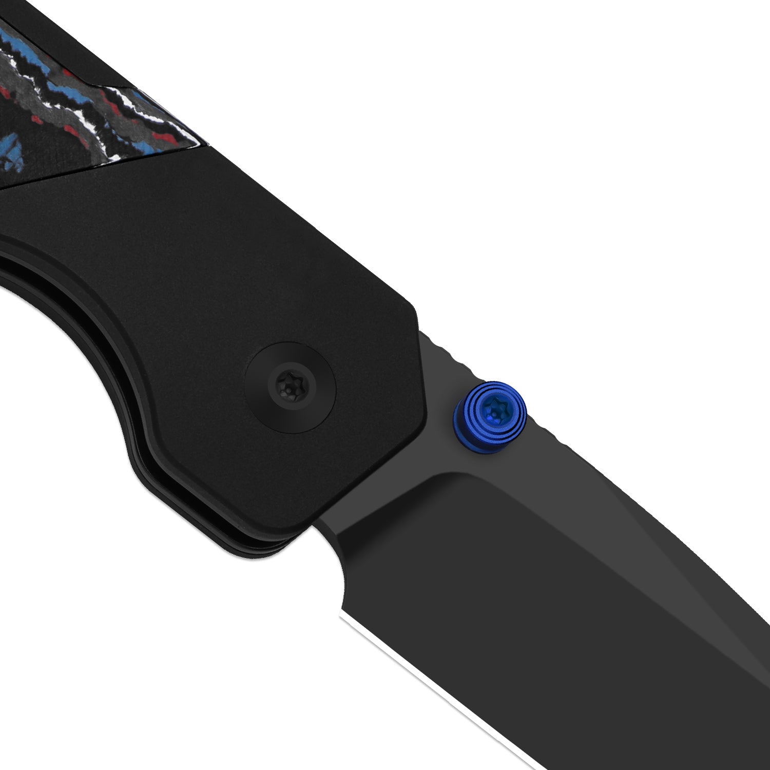Militaw 315 KwikSwap™ | Kizer Button Liner Lock™ | M390 + Matte DLC Ultra | Aluminum & FatCarbon Nebula | KizerB™ 3634.31BDA1
