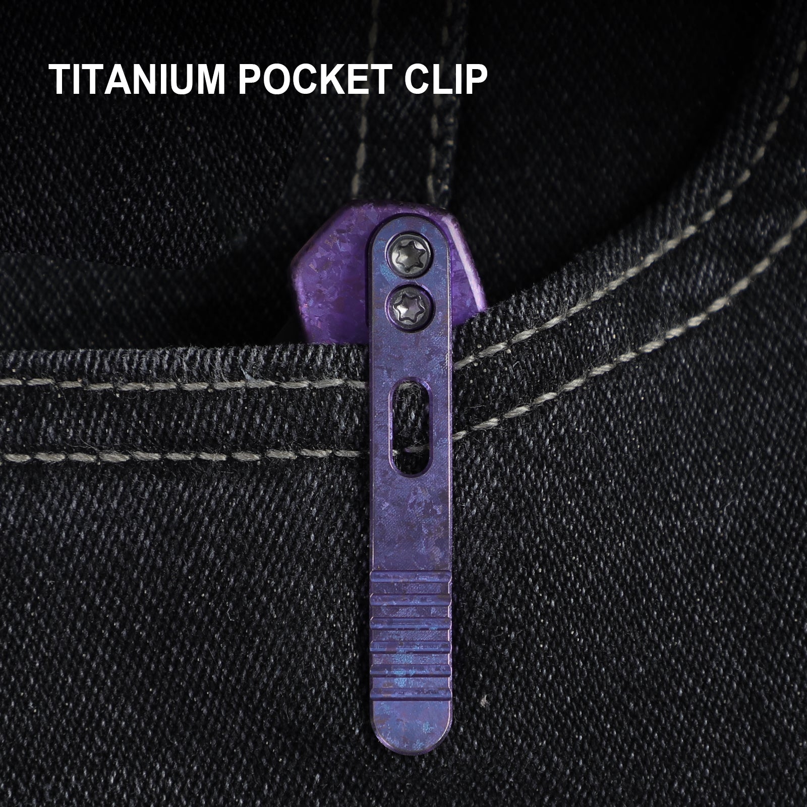 Mini Bulldog | S45VN | Titanium & Crystallized Titanium | Ki3672SA1