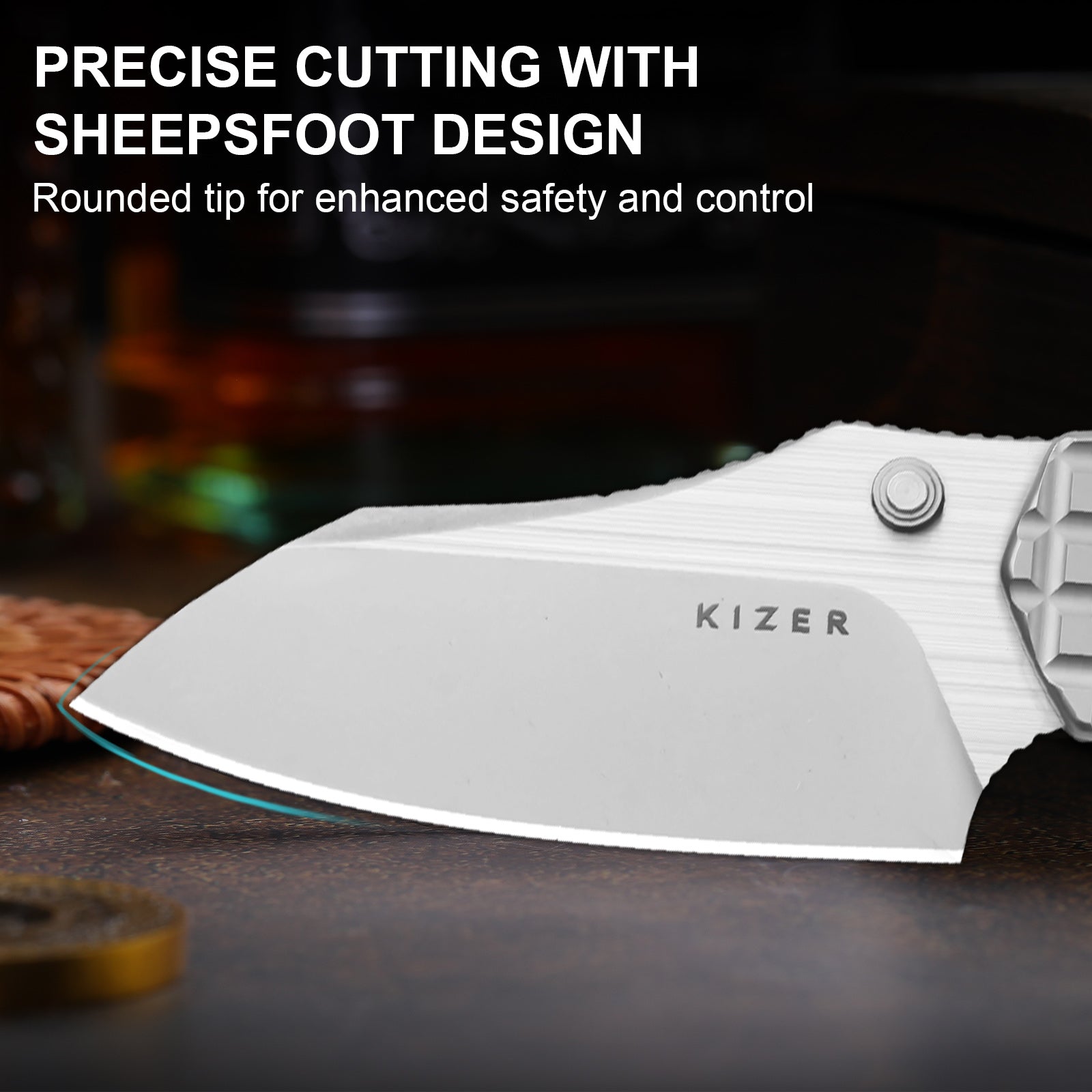 Mini Bulldog | S45VN | Titanium | Ki3672SA2