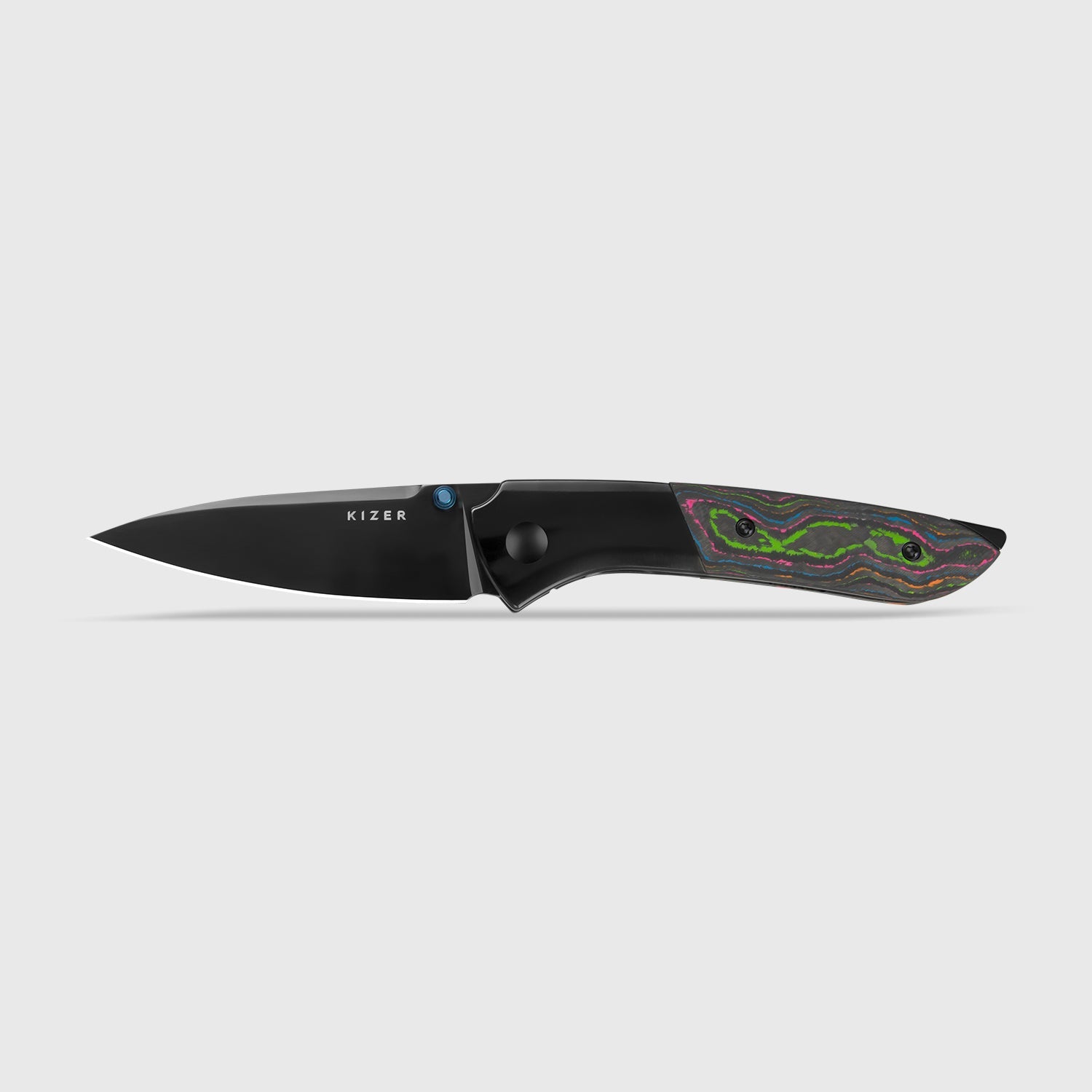Spitfire 3.13 inch S35VN Titanium & Camo Carbon 80's Ki3690A2-Kizer