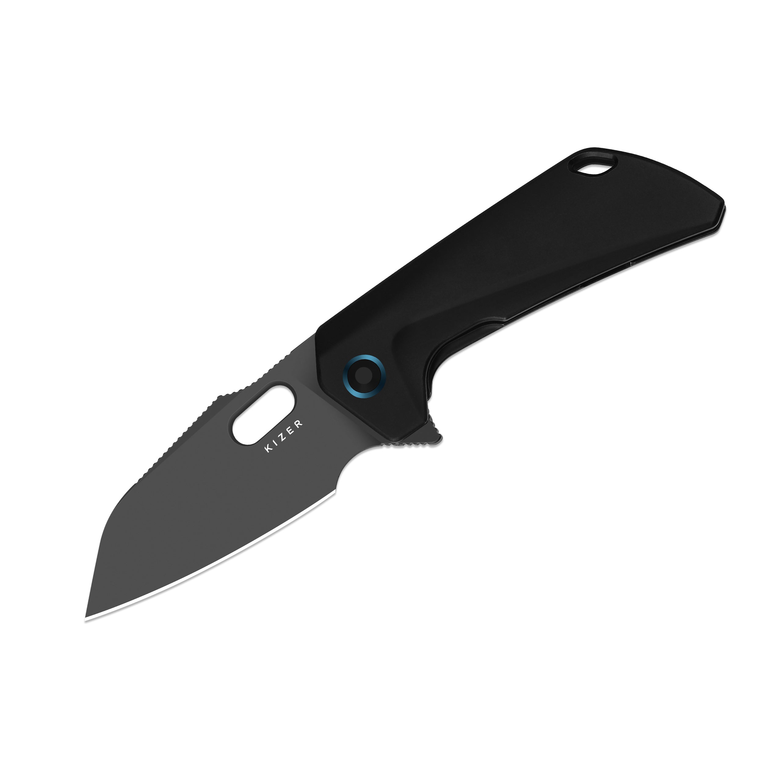 Takahe | Titanium Handle | Gold Pivot Collar | Matte DLC Ultra | KizerB™ 3701A2