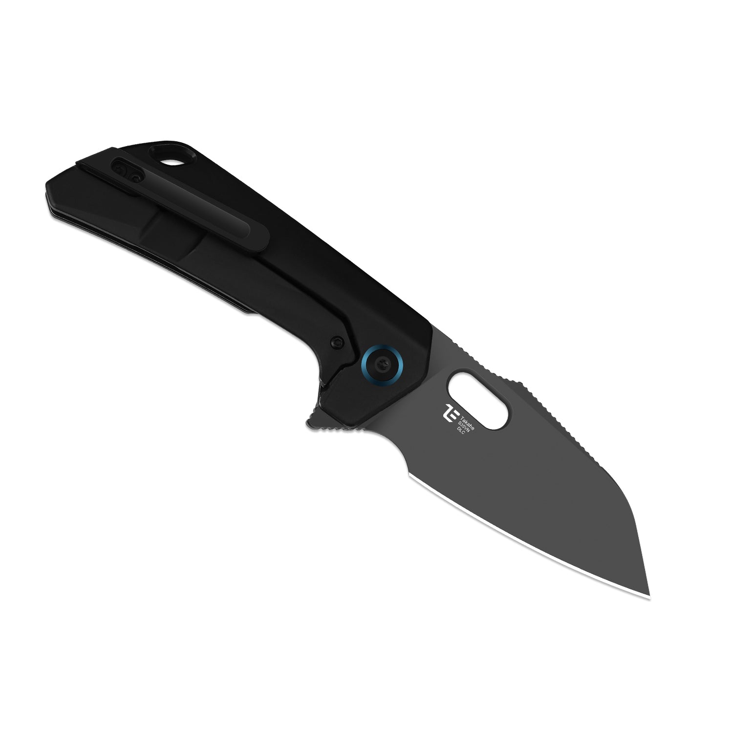 Takahe | Titanium Handle | Gold Pivot Collar | Matte DLC Ultra | KizerB™ 3701A2