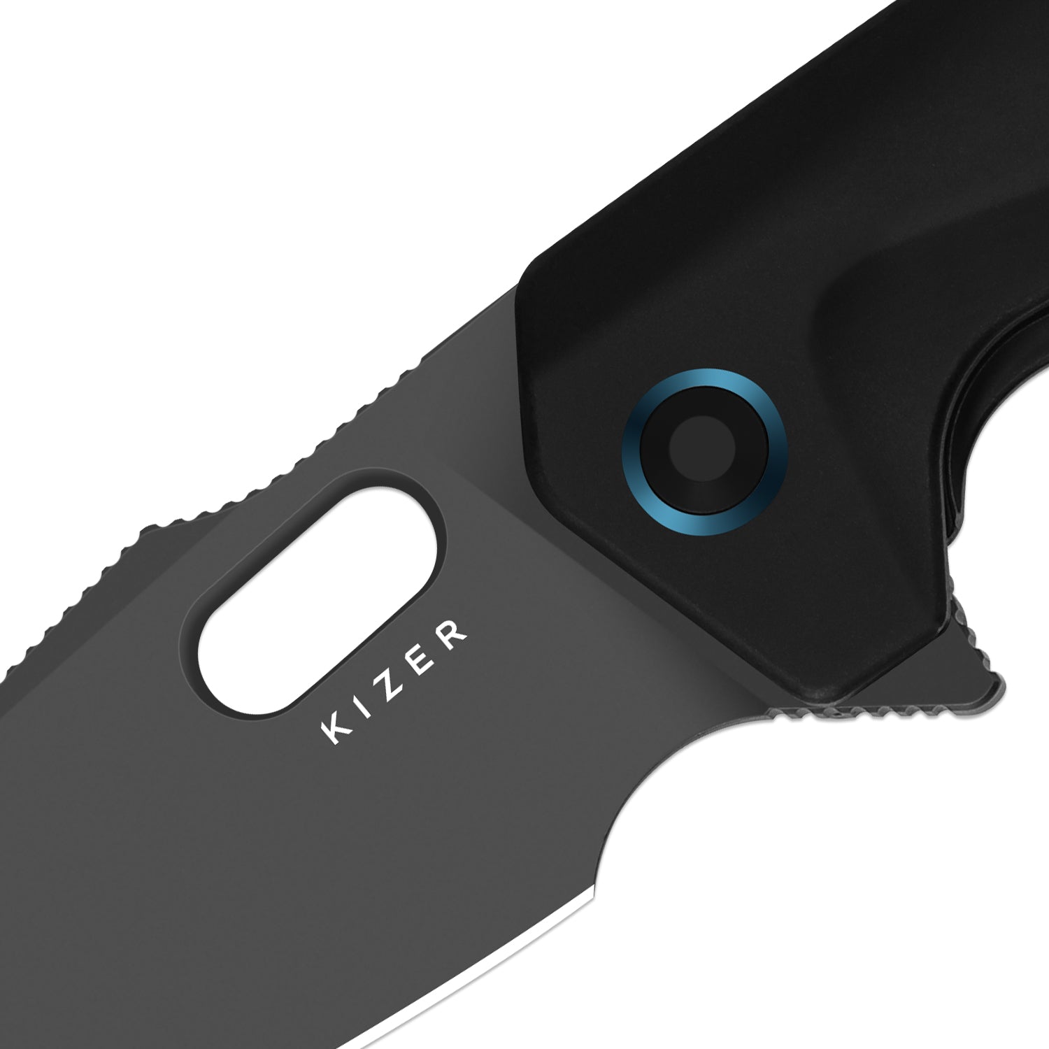 Takahe | Titanium Handle | Gold Pivot Collar | Matte DLC Ultra | KizerB™ 3701A2