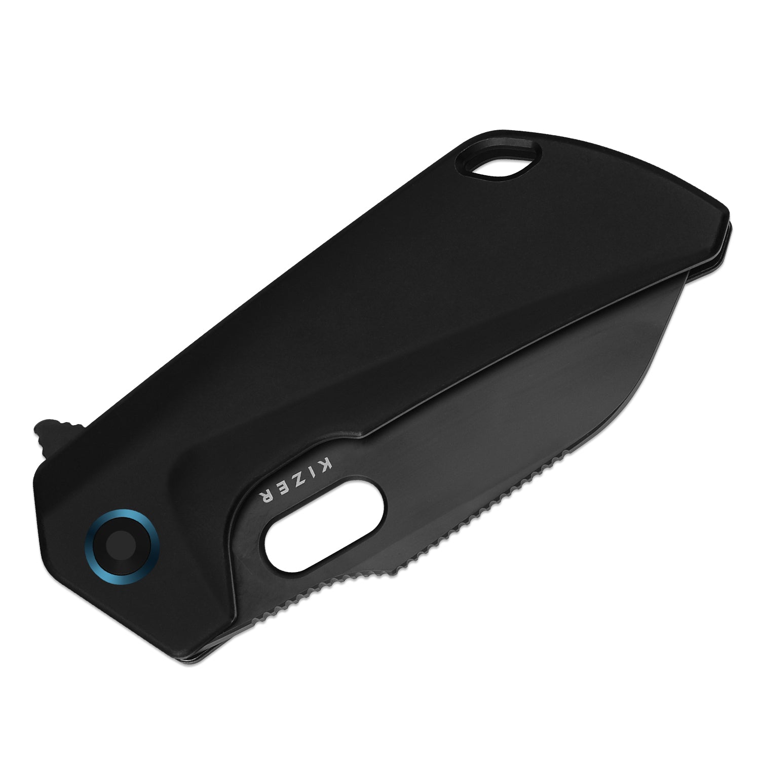 Takahe | Titanium Handle | Gold Pivot Collar | Matte DLC Ultra | KizerB™ 3701A2