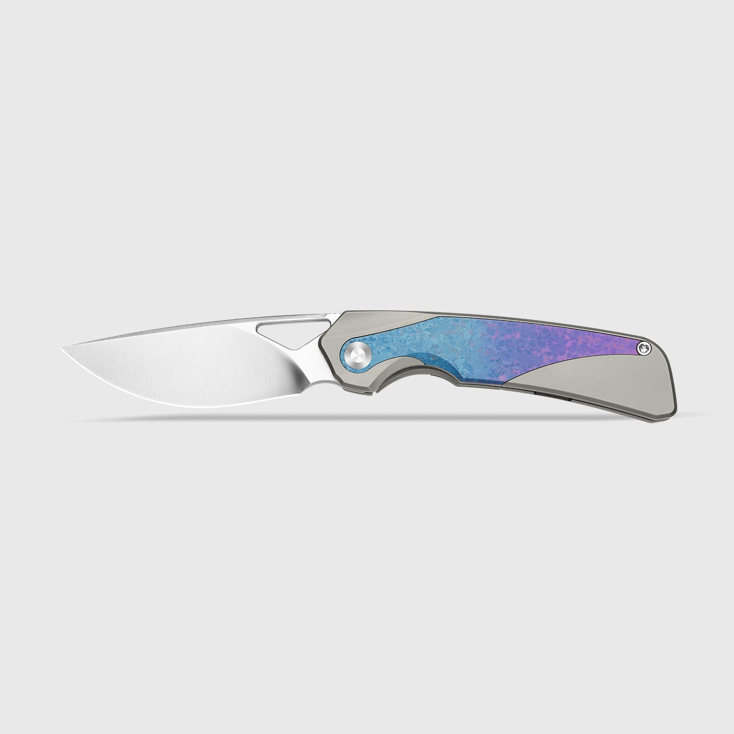 Topsail 3.1 inch S45VN Titanium & Crystallized Titanium Ki3735A1-Kizer