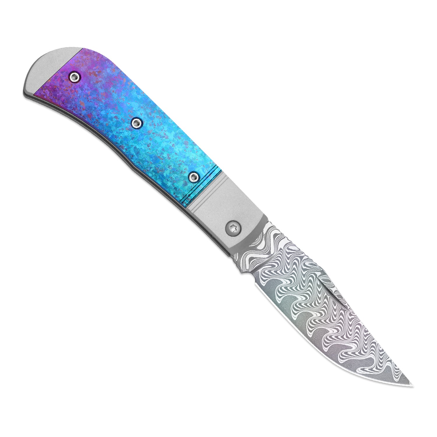 Trestle | Damascus | Aluminum & Crystallized Titanium | Ki3761A4 | Limited