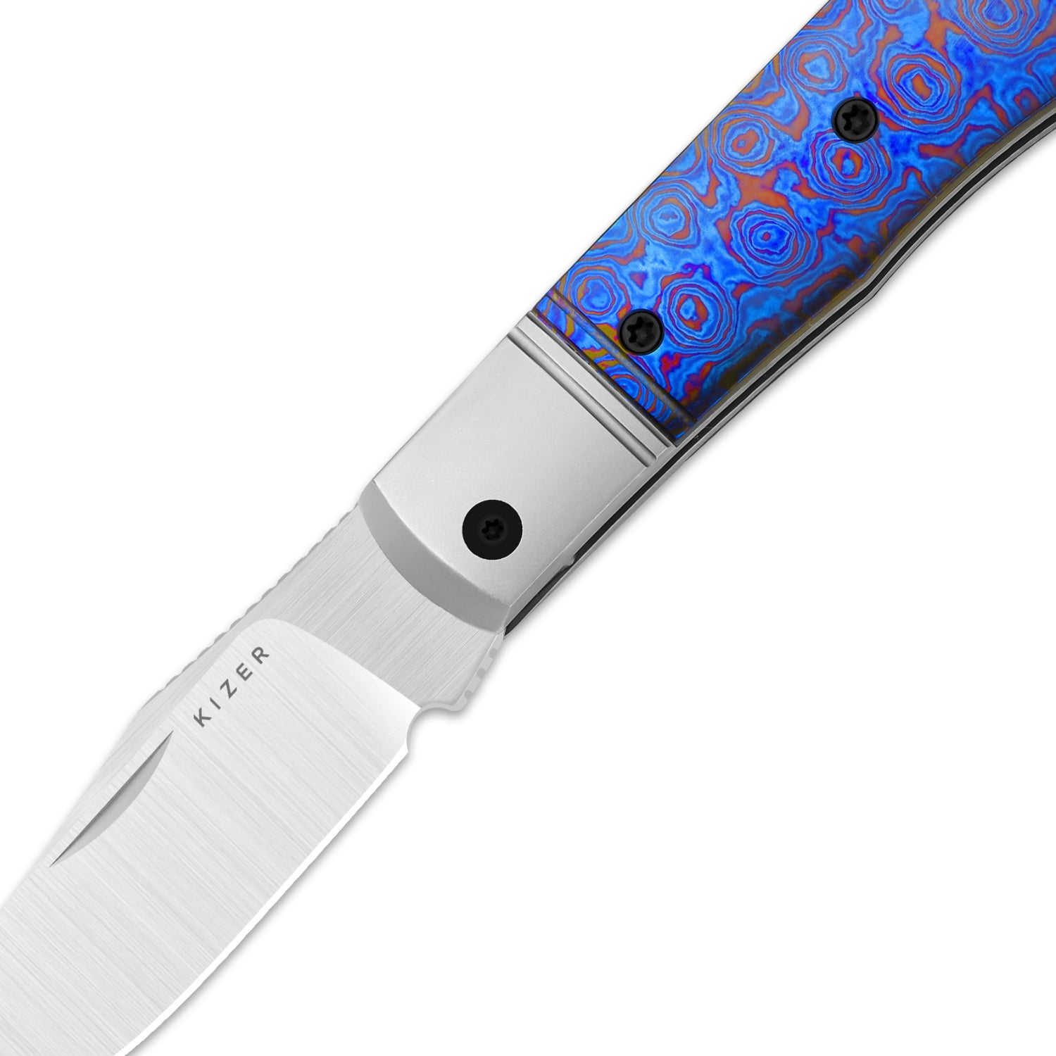 Trestle | S45VN | Titanium & Timascus | KizerB™ 3761A5 | Limited