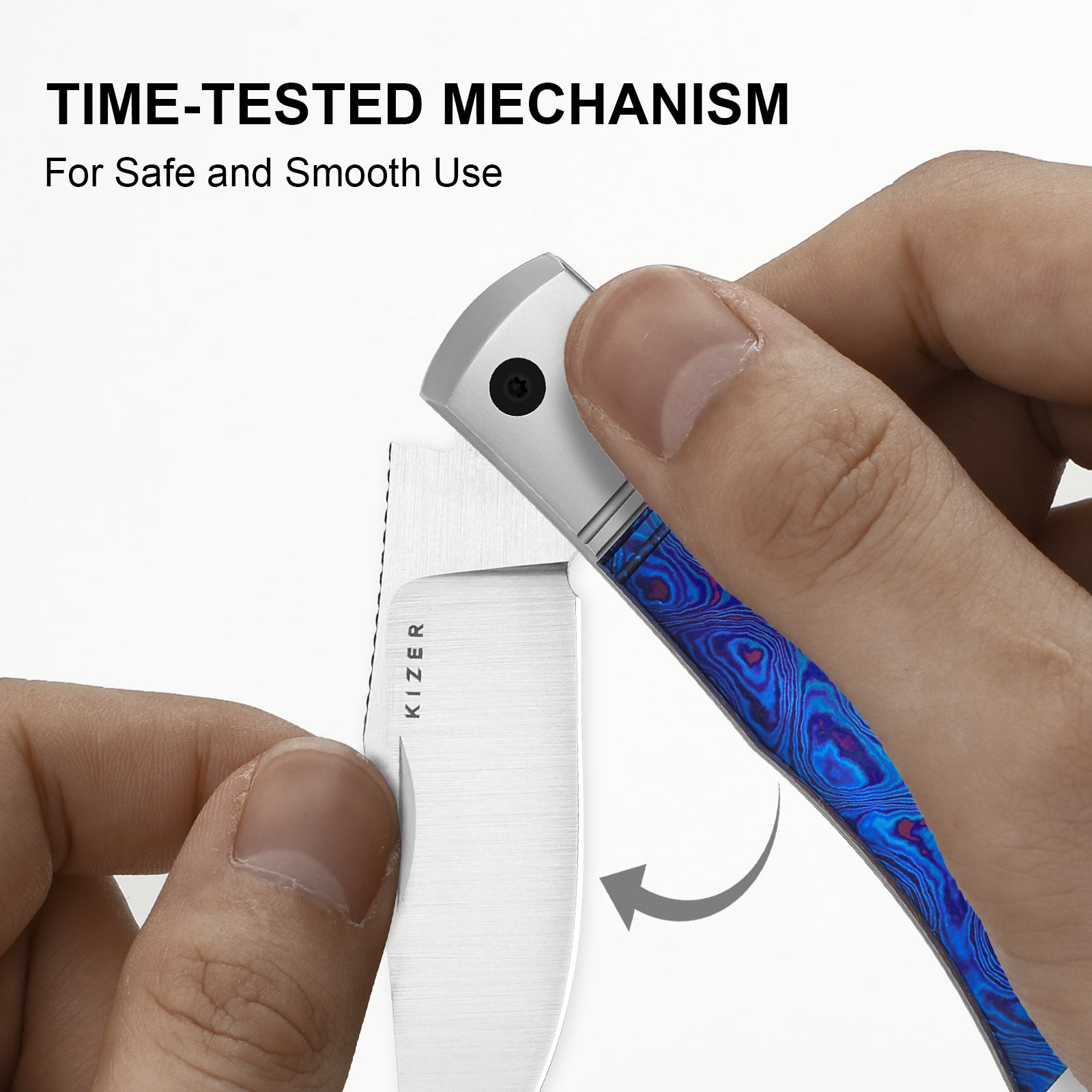 Trestle | M390 | Titanium & Timascus | Ki3761A6 | Limited