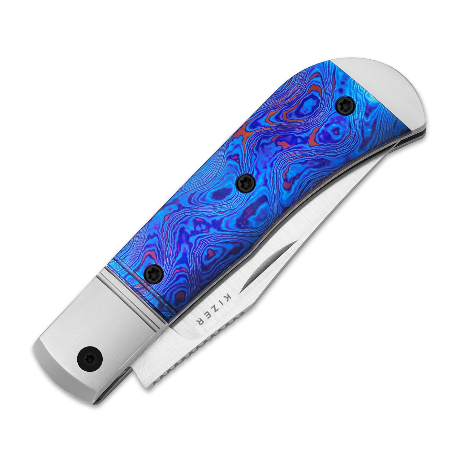 Trestle | M390 | Titanium & Timascus | Ki3761A6 | Limited