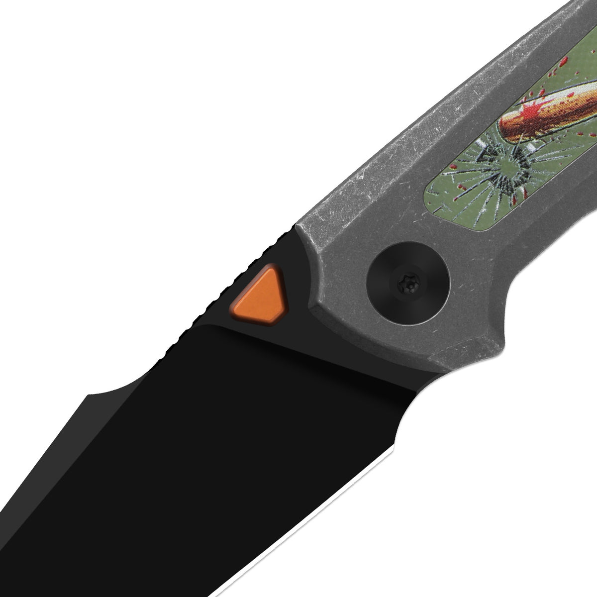 Halloween | Feweed XL | CPM Rex45 | Titanium & GID G10 Handle | KizerB™ 4694HW1 | Halloween Special Edition