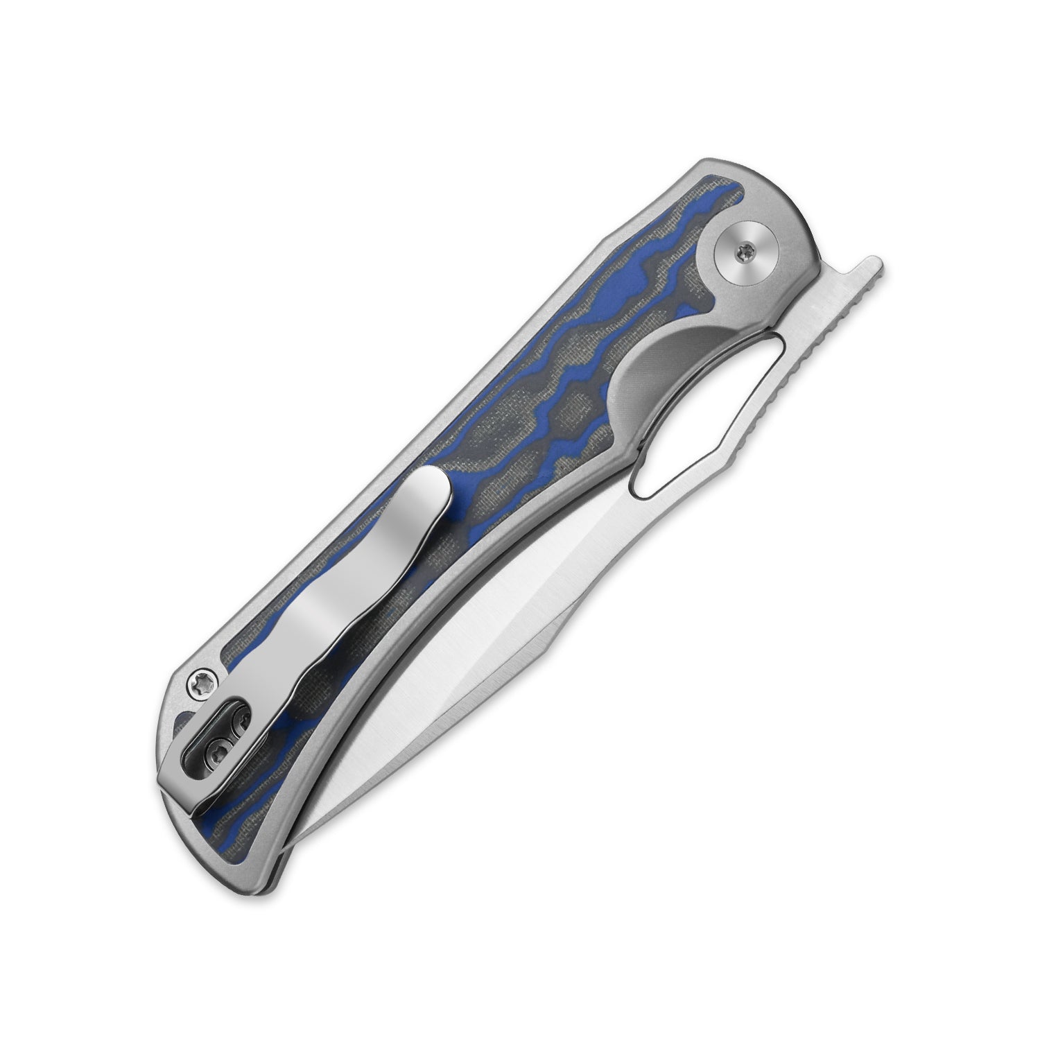 Allure | Balanced Form | S45VN | Micarta With Vortex Pattern | KizerB™ 4763LDA1