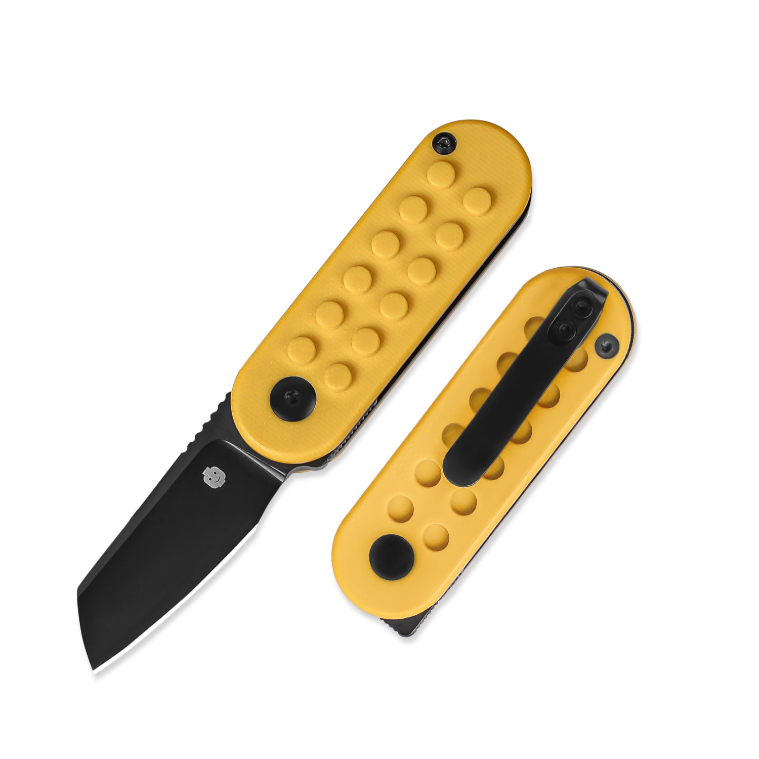 Mini Bay | 14C28N | Yellow Brick G10 Handle | KizerV™ 2583A1
