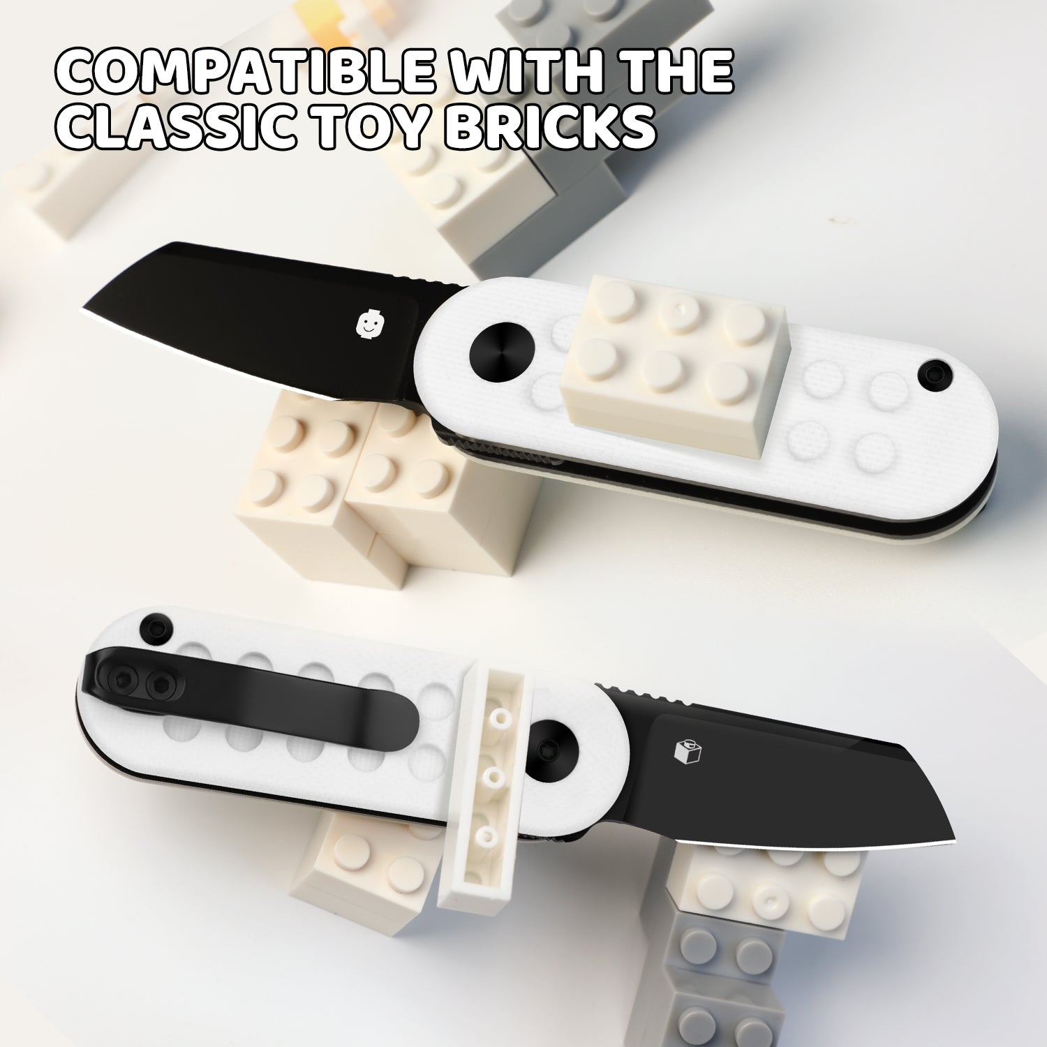 Mini Bay | 14C28N | White Brick G10 Handle | V2583A5