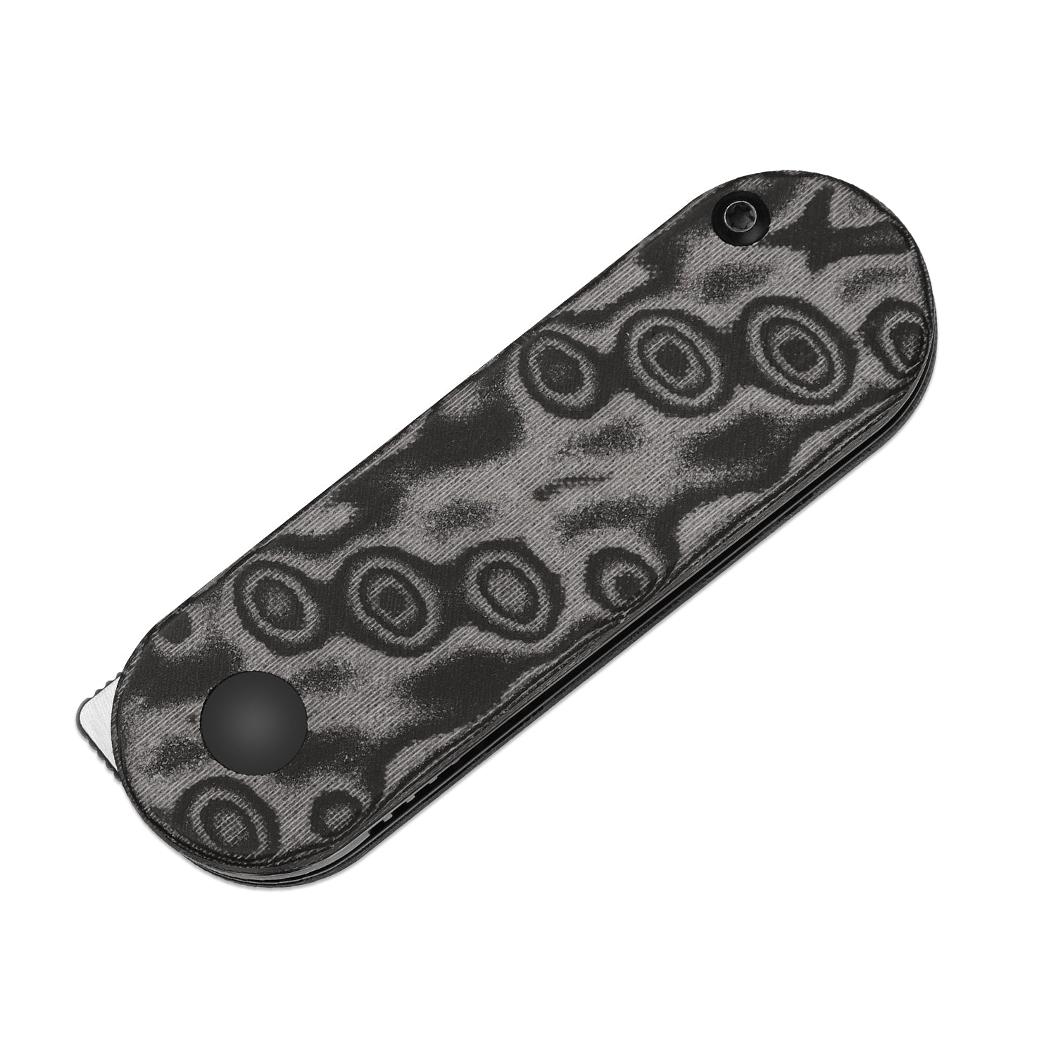 Mini Bay | 14C28N | Vortex Pattern Micarta | KizerV™ 2583A6