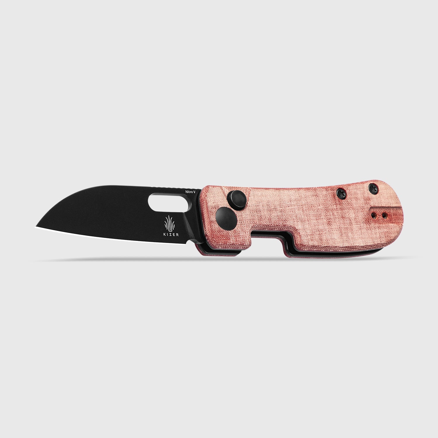 Banish 2.30 inch Nitro V Blade Micarta Handle V2676A4-kizer