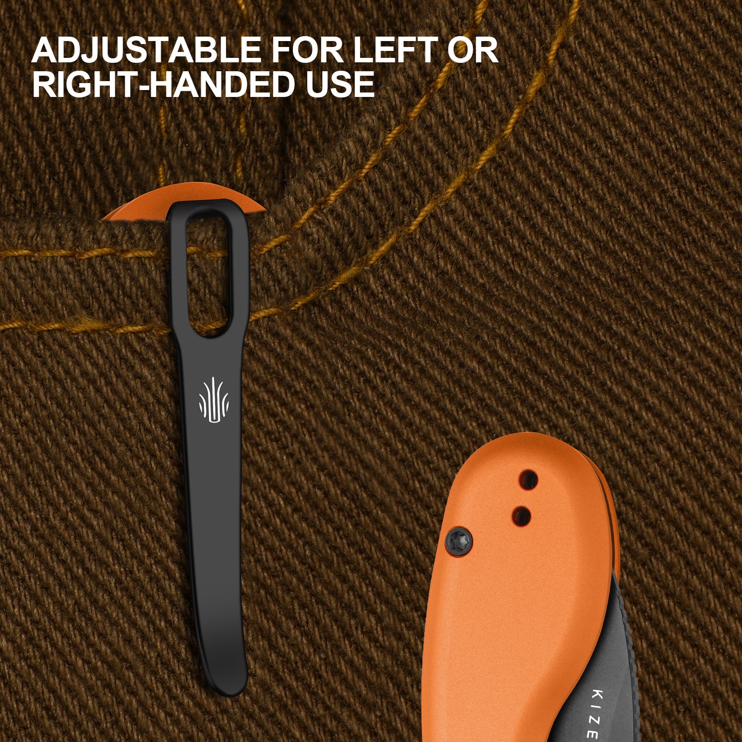 Microbe™ | Kizer Button Liner Lock™ | 14C28N | Aluminum | KizerV™ 2742A3