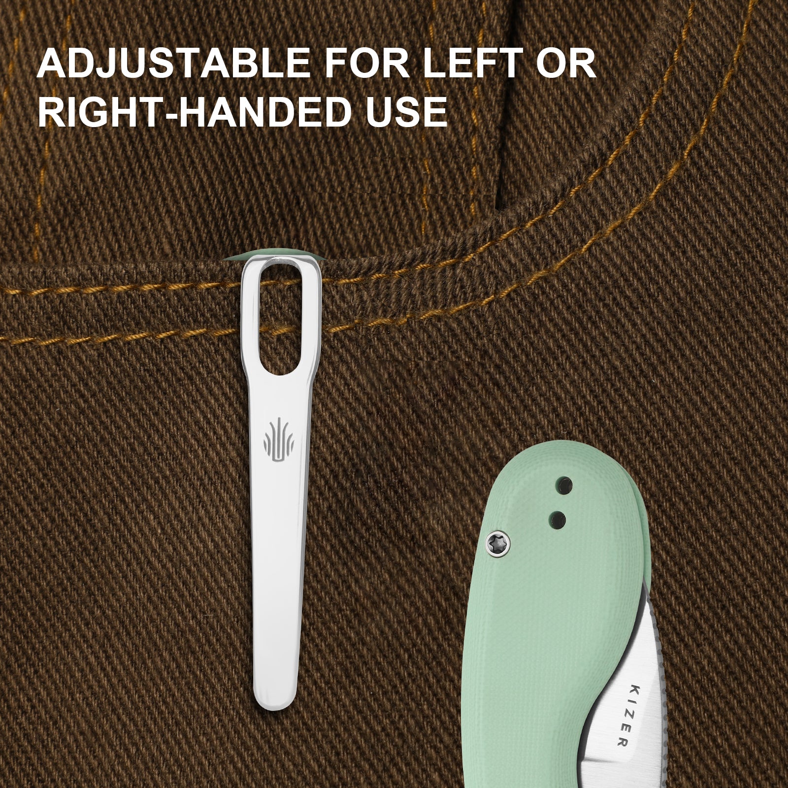 Microbe™ | Kizer Button Liner Lock™ | 14C28N | G10 | KizerV™ 2742A4