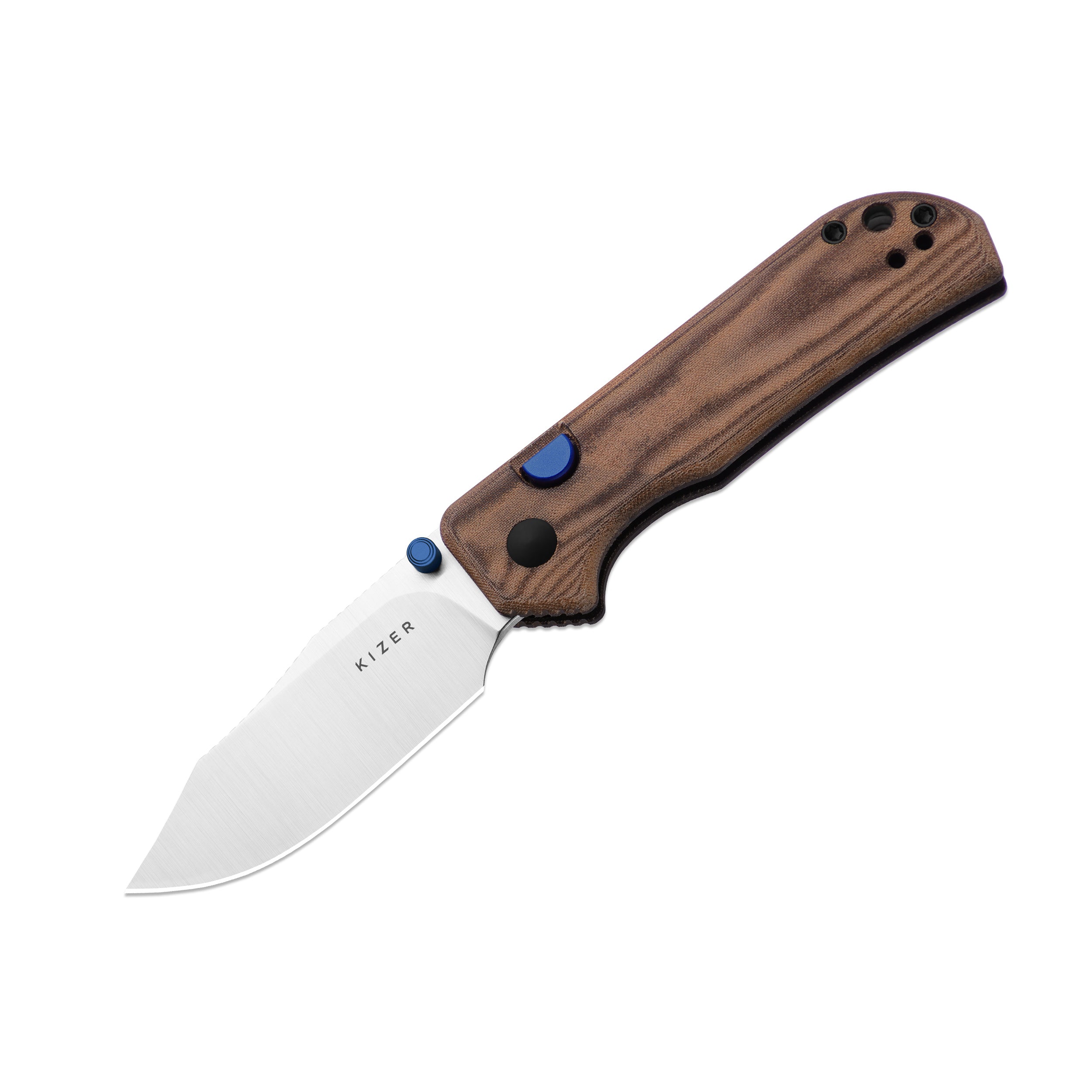 Nice Guy | Clip Point | AEB-L + Satin | Norplex UltreX™ Micarta | KizerV™ 3011BCA1